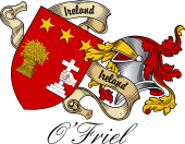 Sept (Clan) Coat of Arms from Ireland for O'Friel