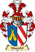 v.23 Coat of Family Arms from Germany for Kluepfel