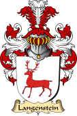 v.23 Coat of Family Arms from Germany for Langenstein