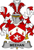 Irish Coat of Arms for Meehan or O'Meighan