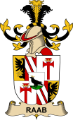 Republic of Austria Coat of Arms for Raab (de Ravenheim)