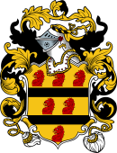 English or Welsh Coat of Arms for Kearsley (Granted 1662)