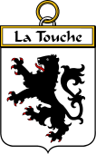 French Coat of Arms Badge for LaTouche
