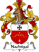 German Wappen Coat of Arms for Nachtigal
