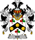 Irish Family Coat of Arms (v.25b) Roe