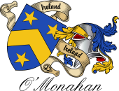 Sept (Clan) Coat of Arms from Ireland for O'Monahan