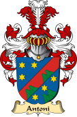 v.23 Coat of Family Arms from Germany for Antoni