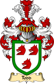 English Coat of Arms (v.23) for the family Todd