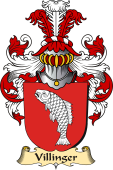 v.23 Coat of Family Arms from Germany for Villinger