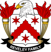 Coat of arms used by the Reveley family in the United States of America