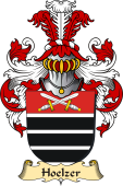 v.23 Coat of Family Arms from Germany for Hoelzer