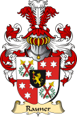 v.23 Coat of Family Arms from Germany for Rauner