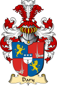 v.23 Coat of Family Arms from Germany for Dary