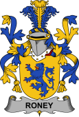 Irish Coat of Arms for Roney or O'Rooney