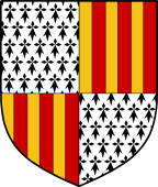 English Family Shield for Knightly or Knightley