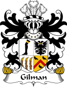 Welsh Coat of Arms for Gilman (Claims descent from Cilmin Troed-ddu)