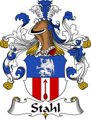 German Wappen Coat of Arms for Stahl