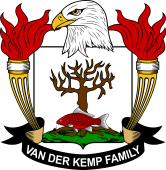 American Coat of Arms for Van der Kemp