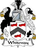 English Coat of Arms for the family Whiteway