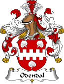 German Wappen Coat of Arms for Odendal