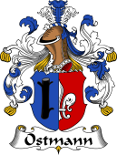 German Wappen Coat of Arms for Ostmann