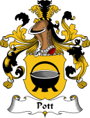 German Wappen Coat of Arms for Pott