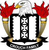 Coat of arms used by the Crouch family in the United States of America