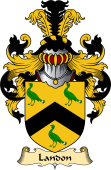 English Coat of Arms (v.23) for the family Landon