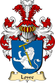 v.23 Coat of Family Arms from Germany for Lowe