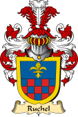 v.23 Coat of Family Arms from Germany for Ruchel