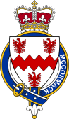 British Garter Coat of Arms for McCormack (Scotland)