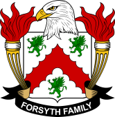 Coat of arms used by the Forsyth family in the United States of America