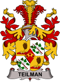 Coat of arms used by the Danish family Teilman