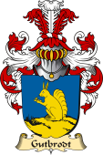 v.23 Coat of Family Arms from Germany for Gutbrodt