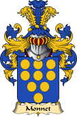 French Family Coat of Arms (v.23) for Monnet