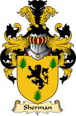 English Coat of Arms (v.23) for the family Sherman