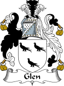 English Coat of Arms for the family Glen