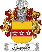 Araldica Italiana Coat of arms used by the Italian family Spinello