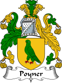 English Coat of Arms for Poyner