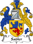 English Coat of Arms for Sadleir or Sadler