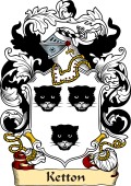 English or Welsh Family Coat of Arms (v.23) for Ketton (or Keaton)