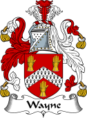 English Coat of Arms for the family Wayne
