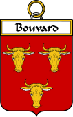 French Coat of Arms Badge for Bouvard