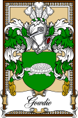 Scottish Coat of Arms Bookplate for Gowdie or Gowdy