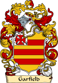 English or Welsh Family Coat of Arms (v.23) for Garfield (Tuddington, Middlesex)