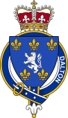 Families of Britain Coat of Arms Badge for: Dalton (Ireland)