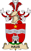 Republic of Austria Coat of Arms for Haus (von Hausen)