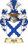 English Coat of Arms (v.23) for the family Abell