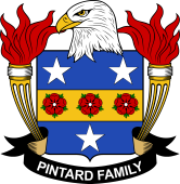 Coat of arms used by the Pintard family in the United States of America
