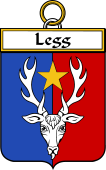 Irish Badge for Legg or Legge